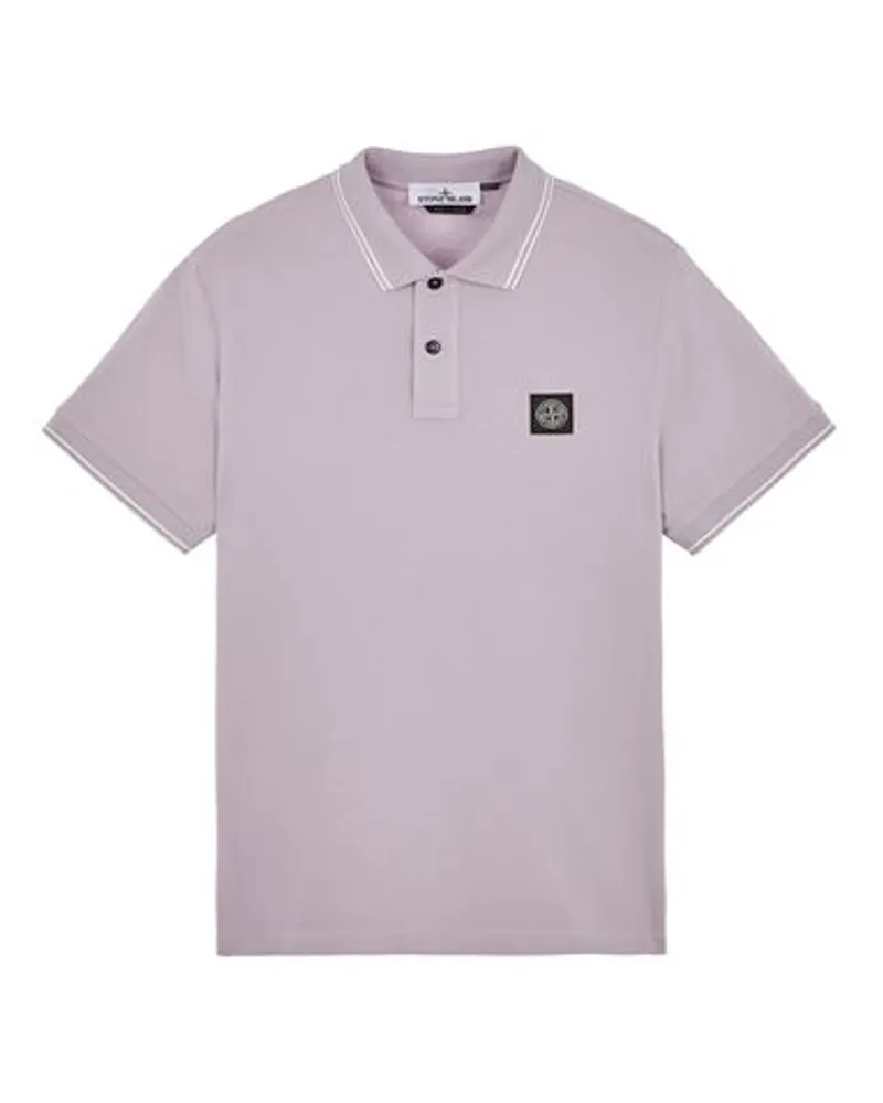 Stone Island Polo Schwarz Baumwolle 