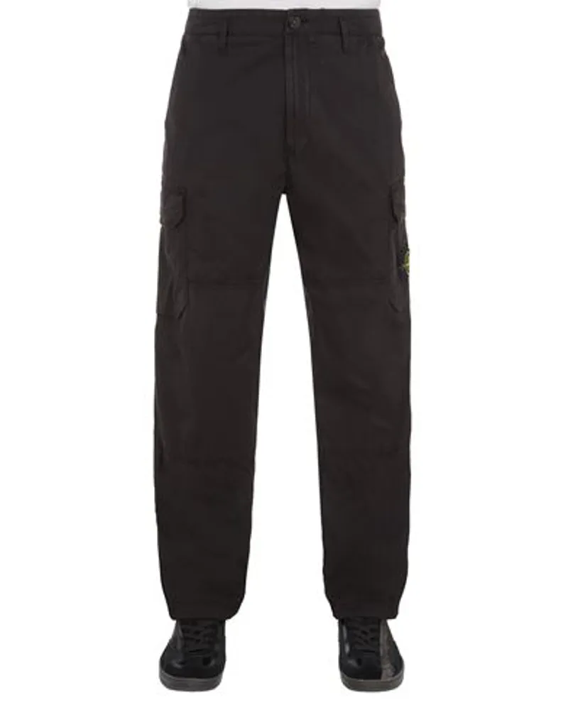 Stone Island Trousers Weiß Baumwolle 