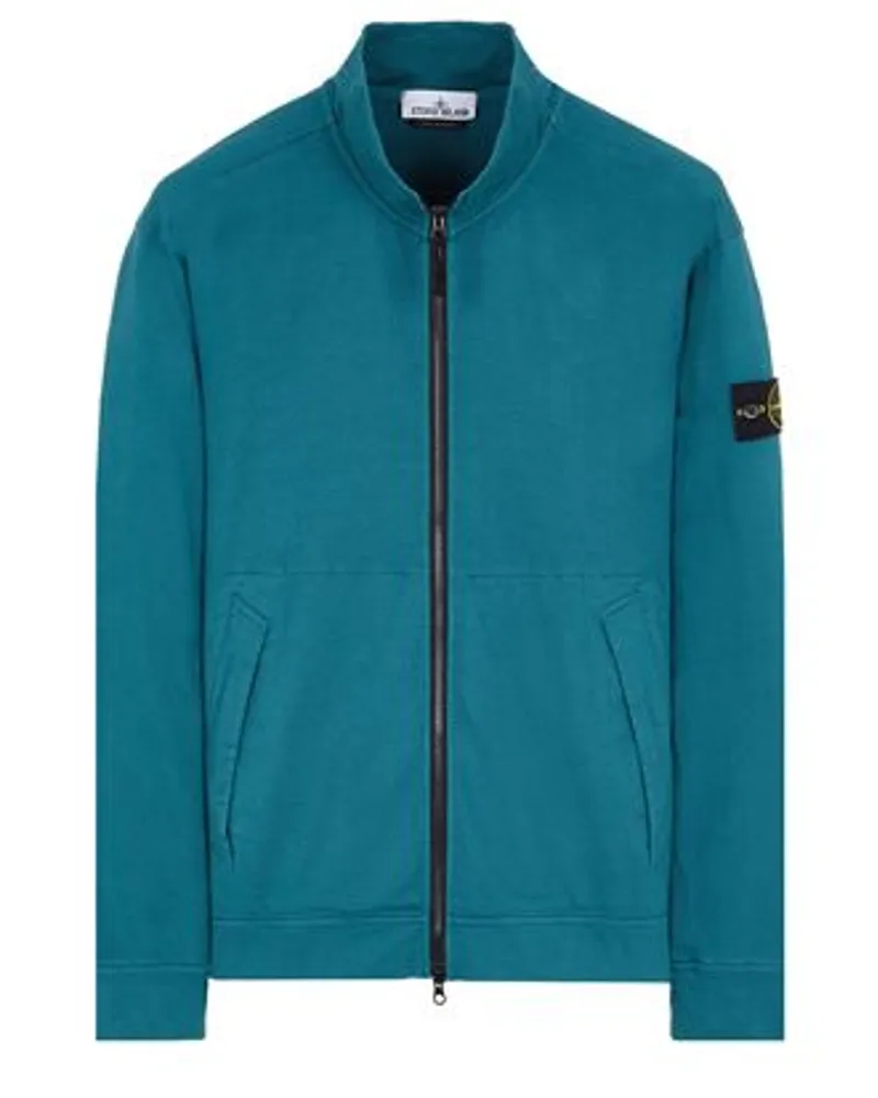 Stone Island Sweatshirt Grün Baumwolle 