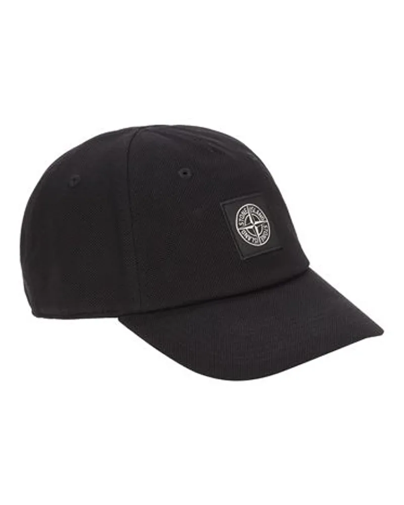 Stone Island Cap Blau Baumwolle 