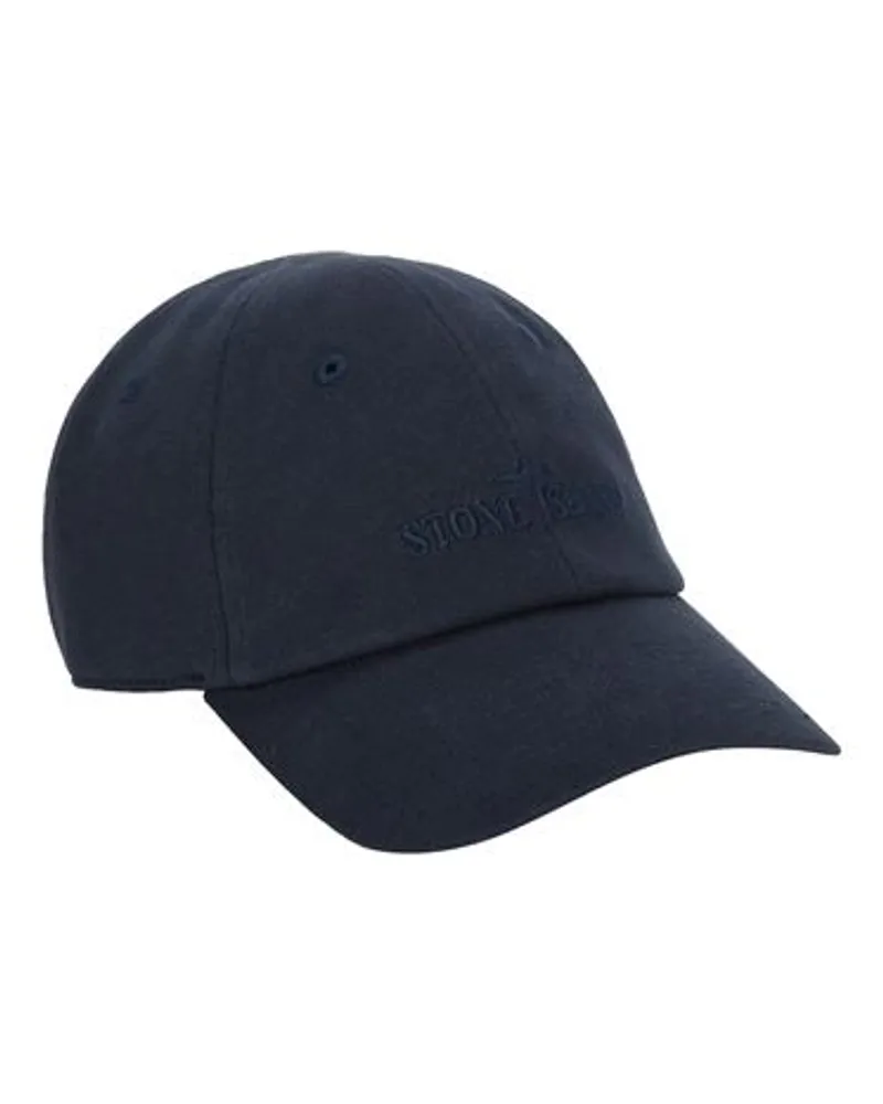 Stone Island Cap Schwarz Baumwolle 