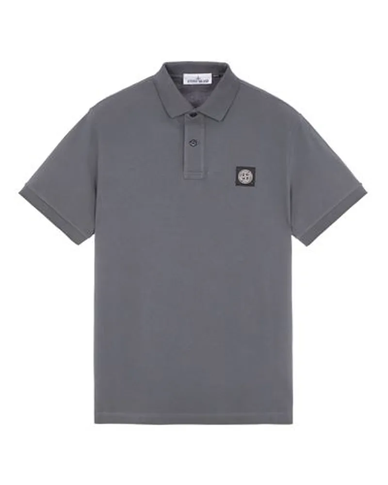 Stone Island Polo Rot Baumwolle 