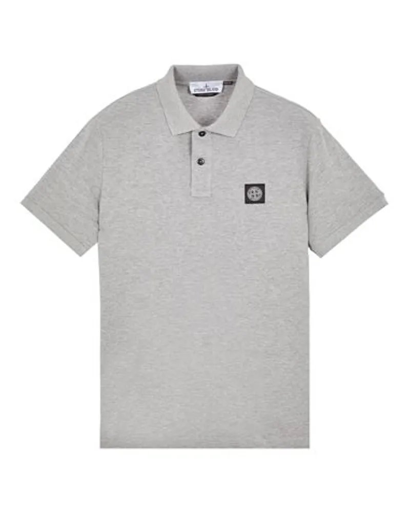 Stone Island Polo Rot Baumwolle 