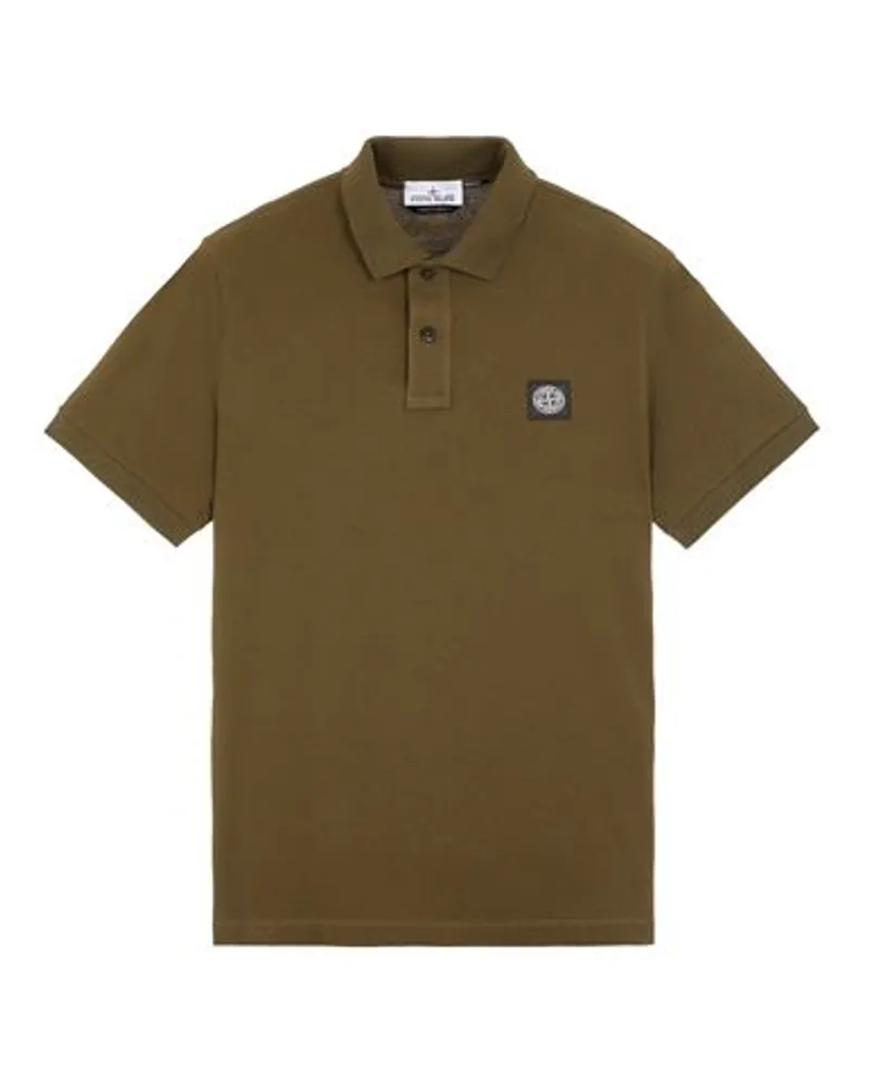 Stone Island Polo Rot Baumwolle 