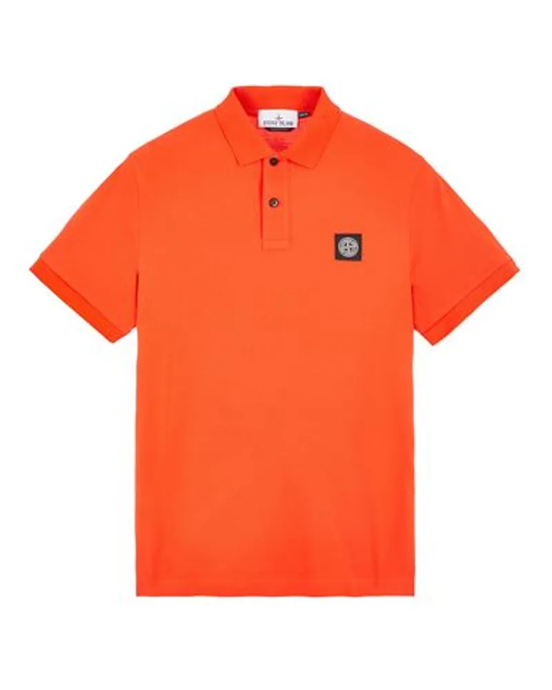 Stone Island Polo Rot Baumwolle 