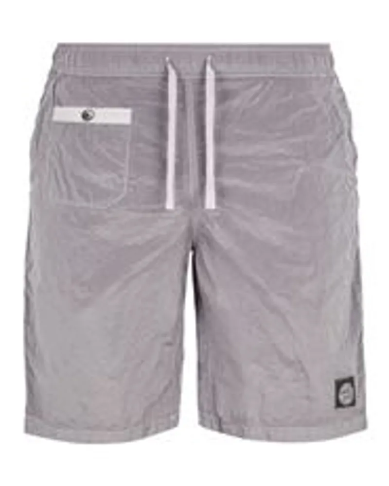 Stone Island Badeshorts Schwarz Polyamid 