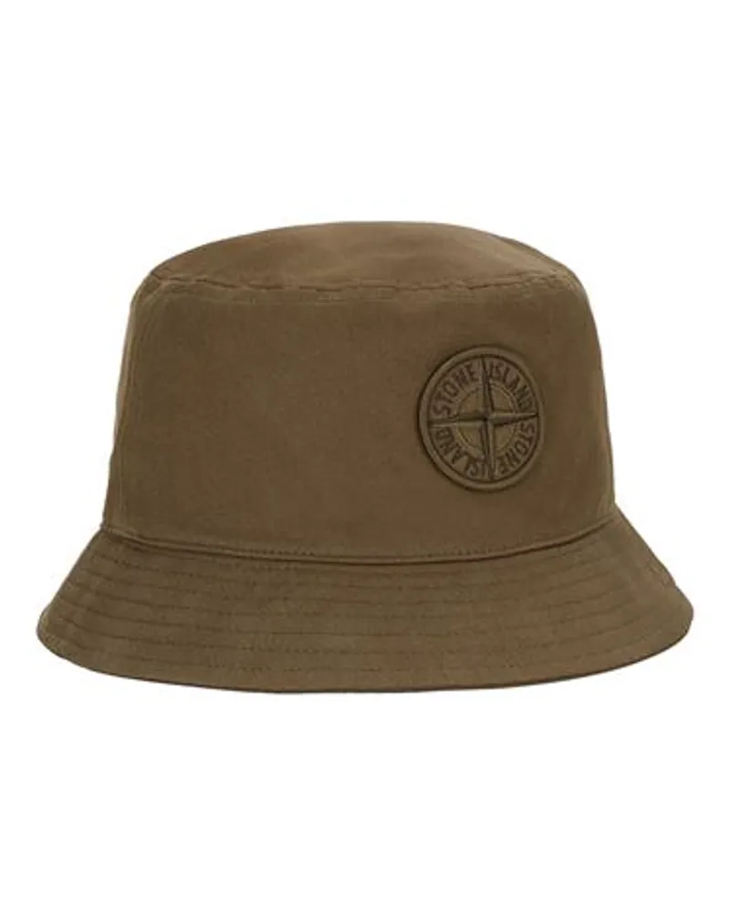 Stone Island Cap Schwarz Baumwolle 