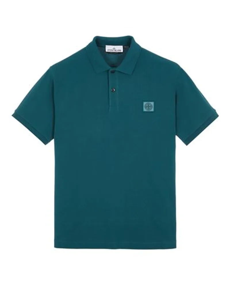 Stone Island Polo Orange Baumwolle 