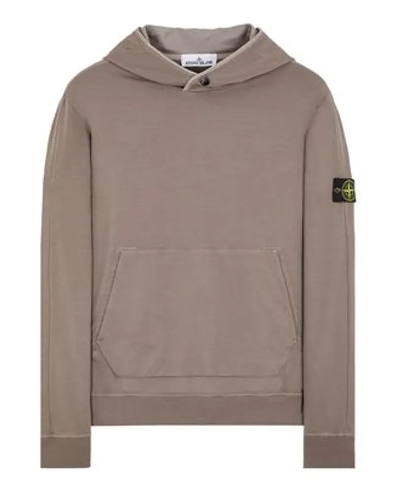 Stone Island Sweatshirt Grau Baumwolle 