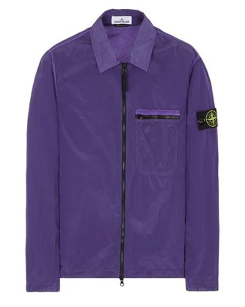 Stone Island Hemden Grün Polyamid 