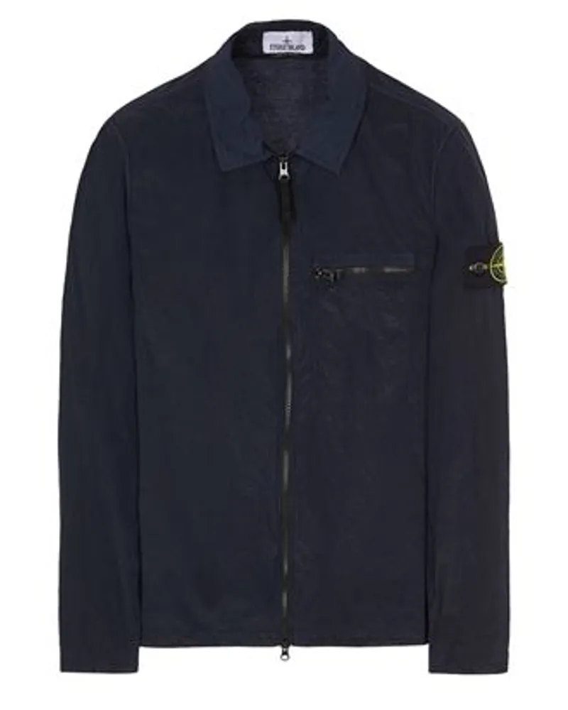 Stone Island Hemden Grün Polyamid 