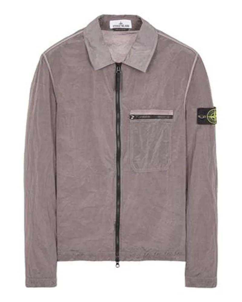 Stone Island Hemden Grün Polyamid 