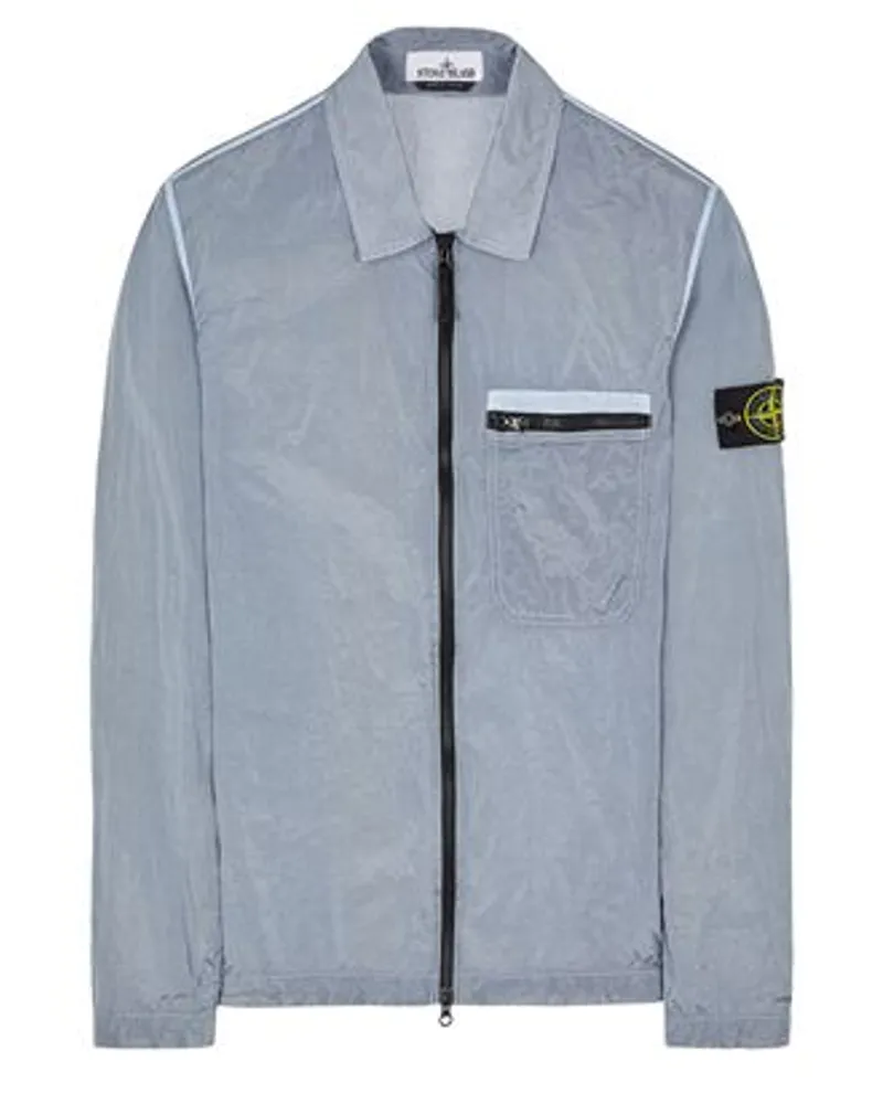 Stone Island Hemden Grün Polyamid 