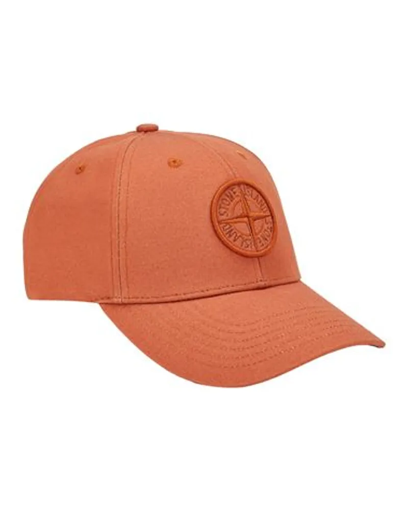 Stone Island Cap Weiß Baumwolle 