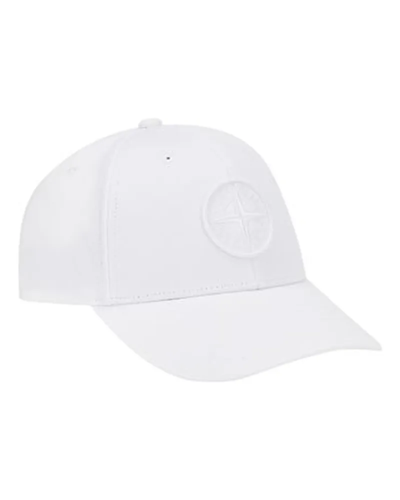 Stone Island Cap Weiß Baumwolle 