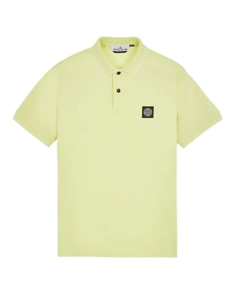 Stone Island Polo Grün Baumwolle 