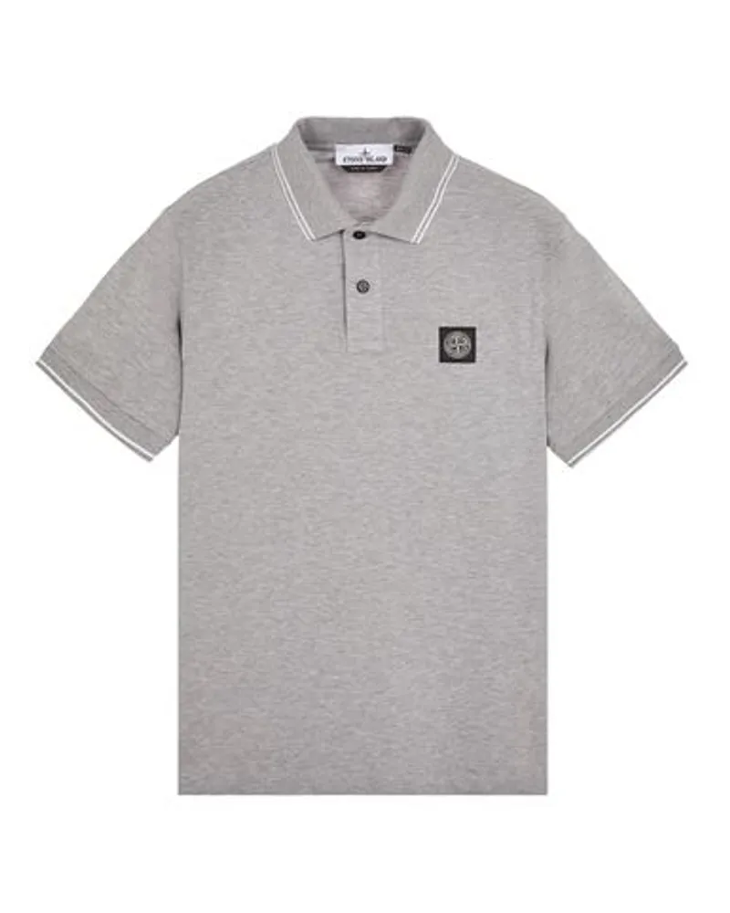 Stone Island Polo Grün Baumwolle 