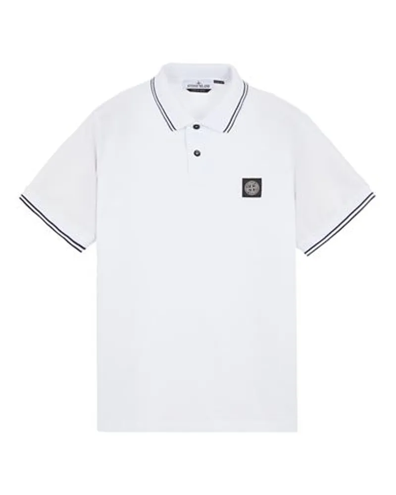 Stone Island Polo Grün Baumwolle 