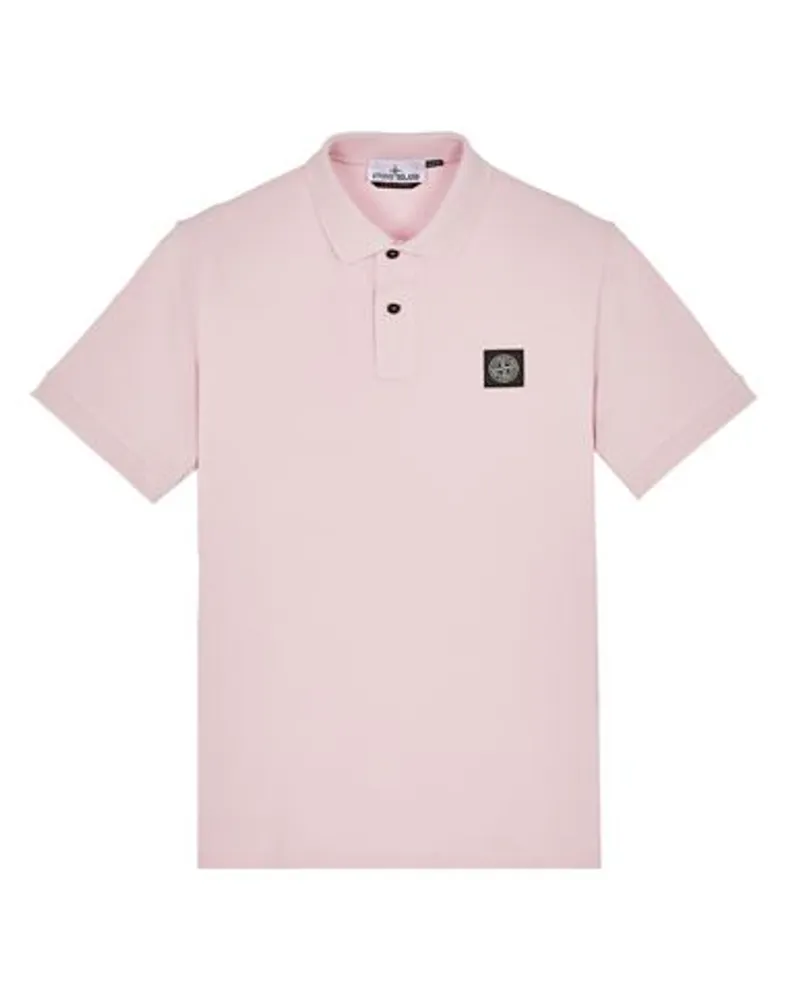 Stone Island Polo Blau Baumwolle 