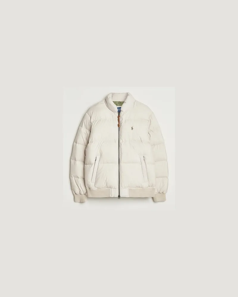 Ralph Lauren Wyoming Bomber Jacket Khaki Stone Beige