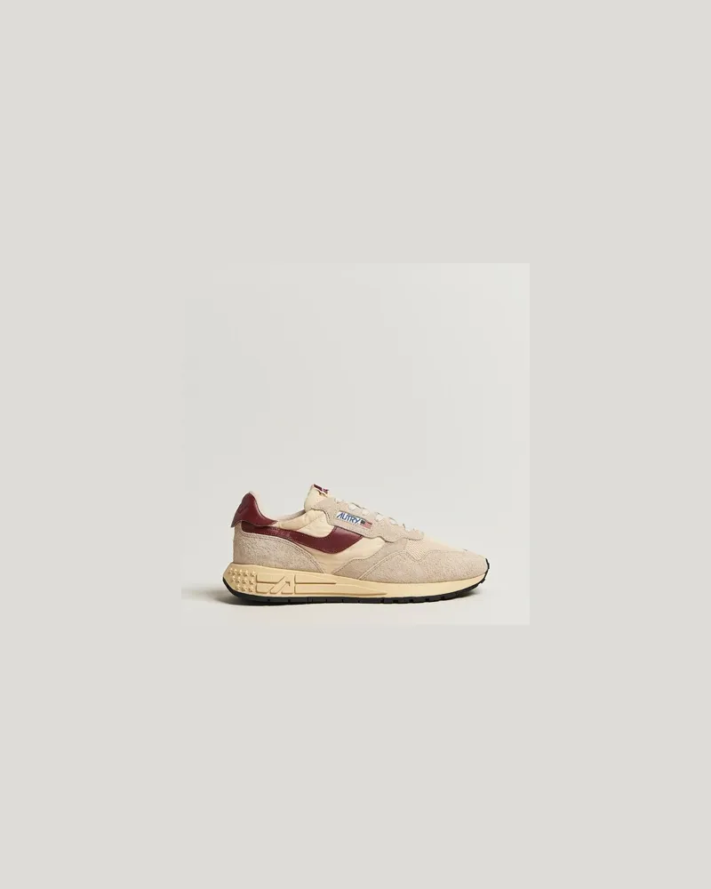 AUTRY Reelwind Running Sneaker Ecru/Wine Beige
