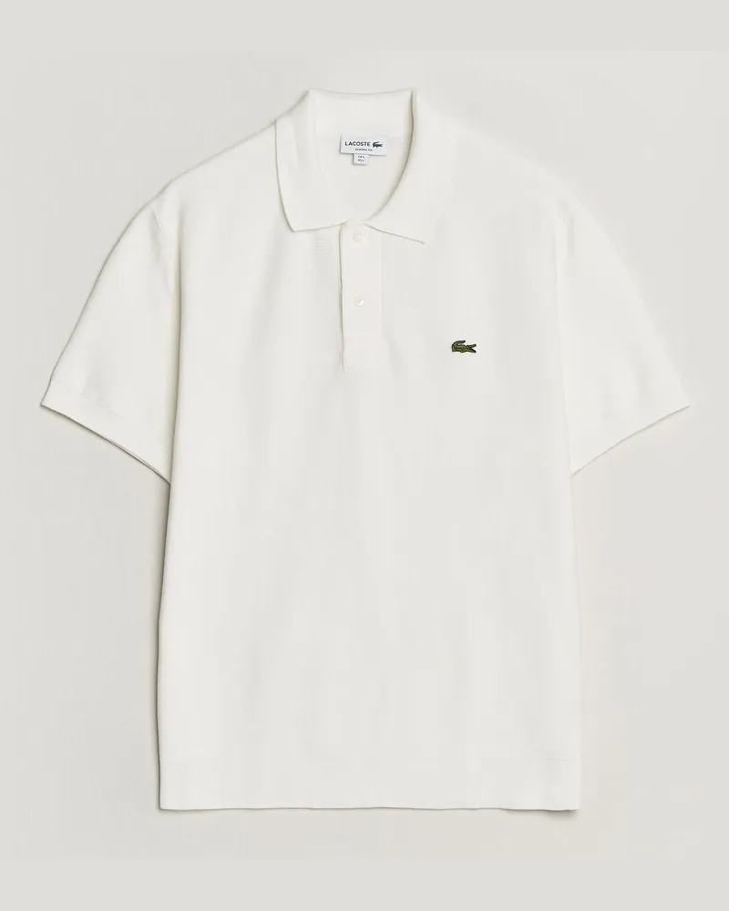 Lacoste Cotton Knitted Polo Flour Beige
