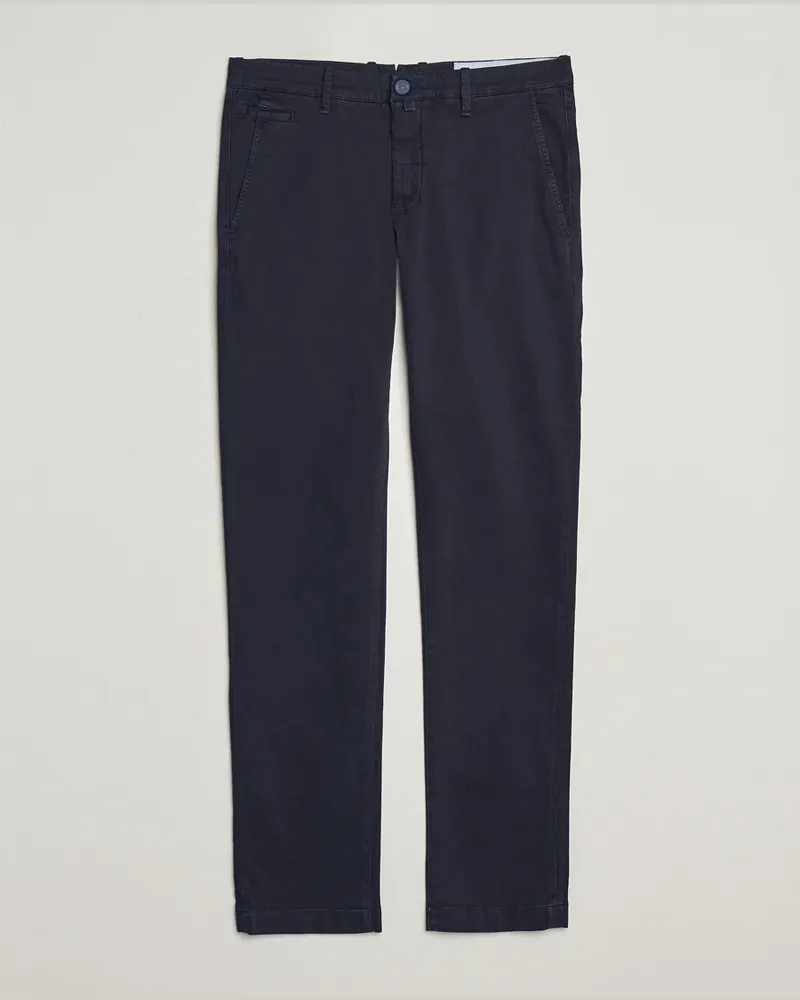 Jacob Cohën Bobby Cotton Chinos Navy Blau