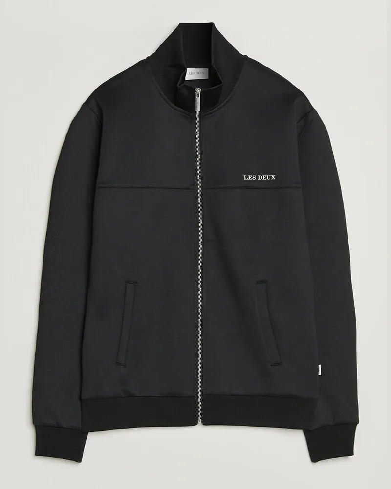 LES DEUX Ballier Track Jacket Black Schwarz