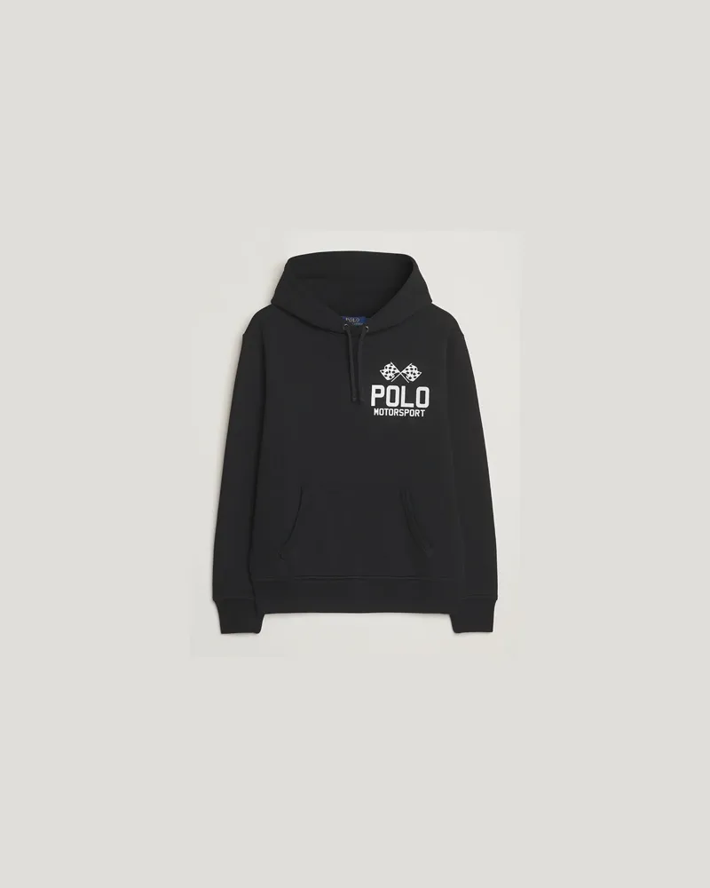 Ralph Lauren RL Motorsport Hoodie Polo Black Schwarz
