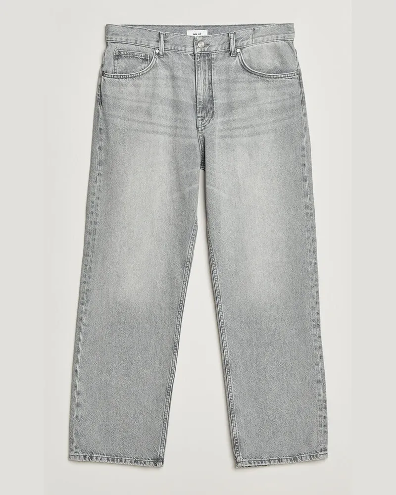 NN 07 Otis Loose Fit Jeans Medium Grey Grau