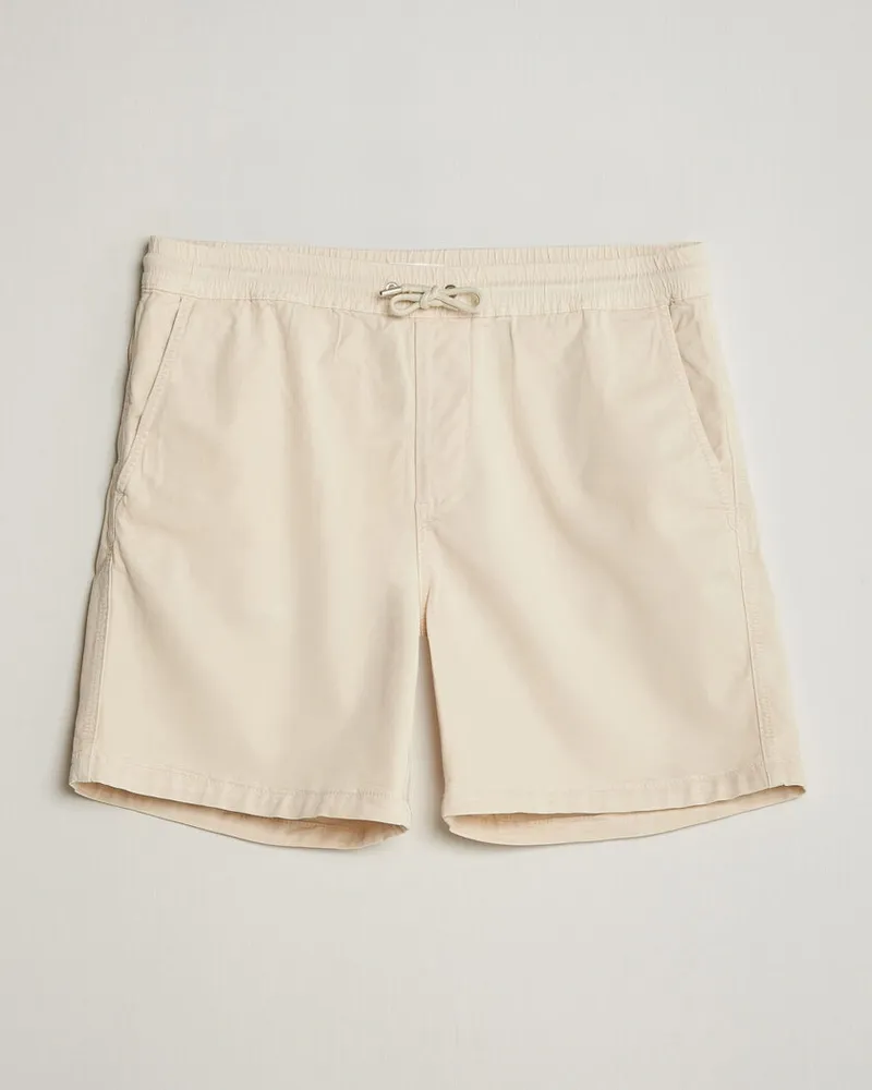 NN 07 Gregor Drawstring Shorts Ivory Beige
