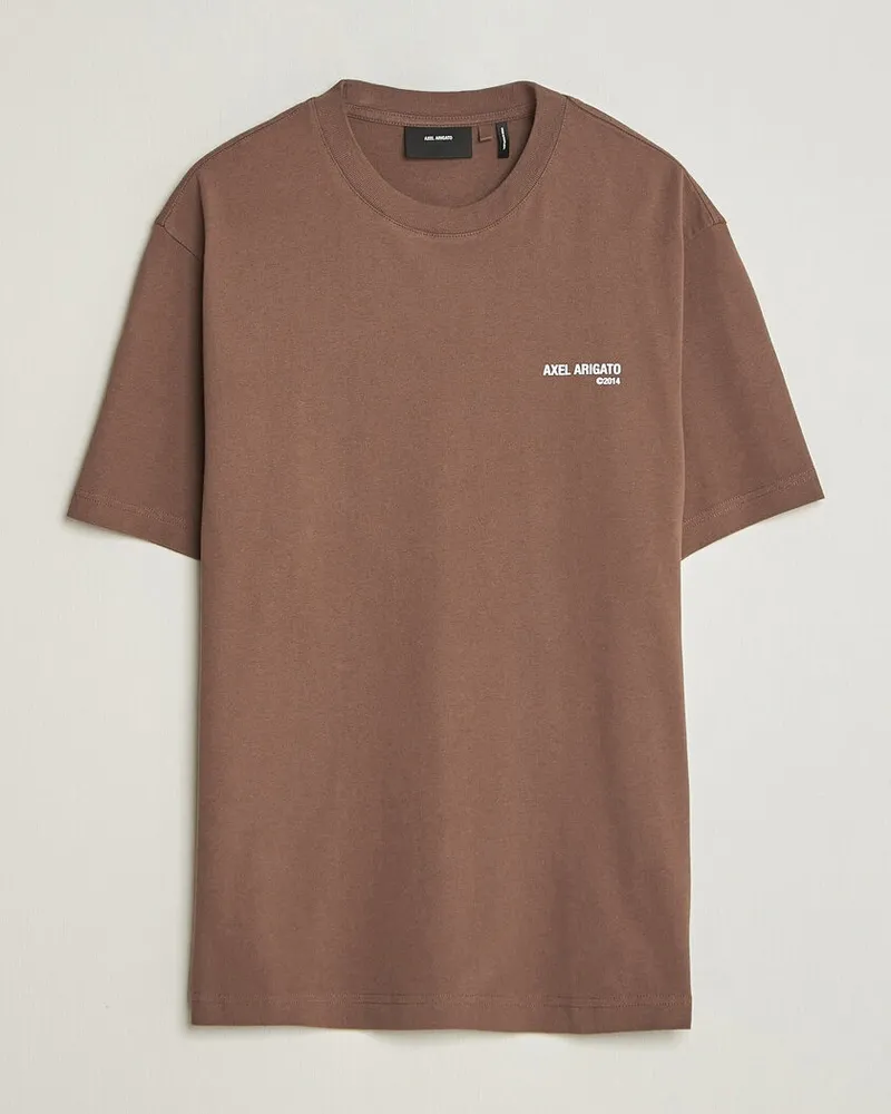 Axel Arigato Legacy T-Shirt Coffee Brown Braun