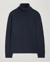 J.Lindeberg Todd Heavy Knit Turtleneck Navy Blau