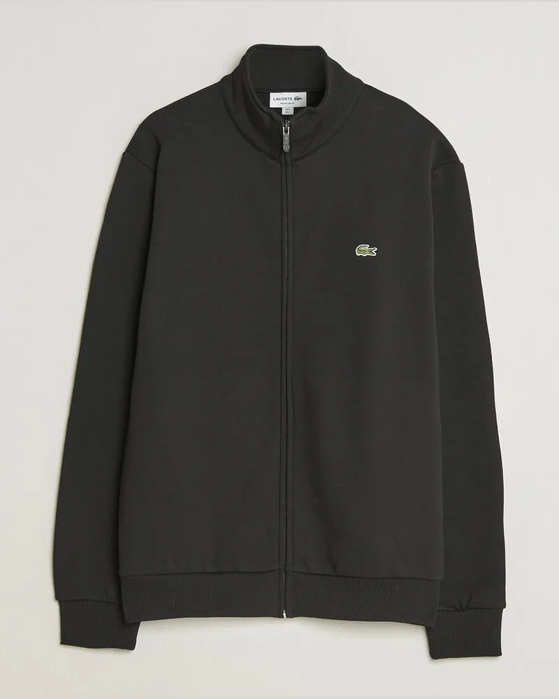 Lacoste Full Zip Sweater Black Schwarz