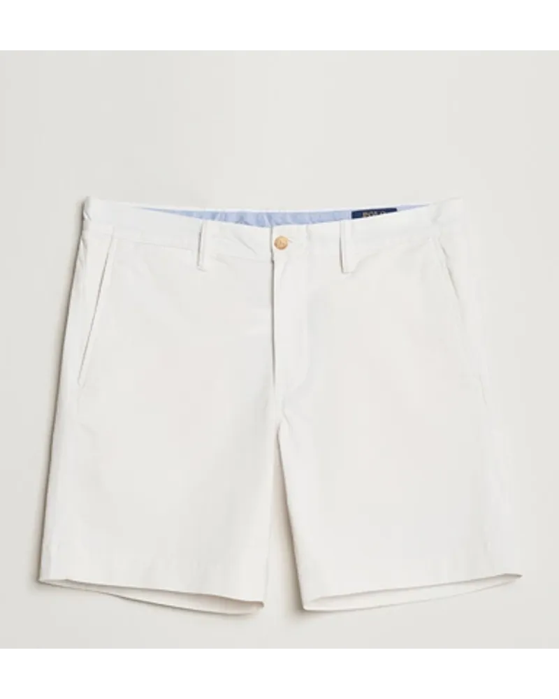 Ralph Lauren Tailored Slim Fit Shorts Deckwash White Weiß