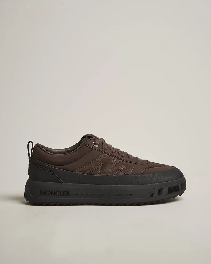 Moncler Altive Low Top Sneakers Dark Brown Braun