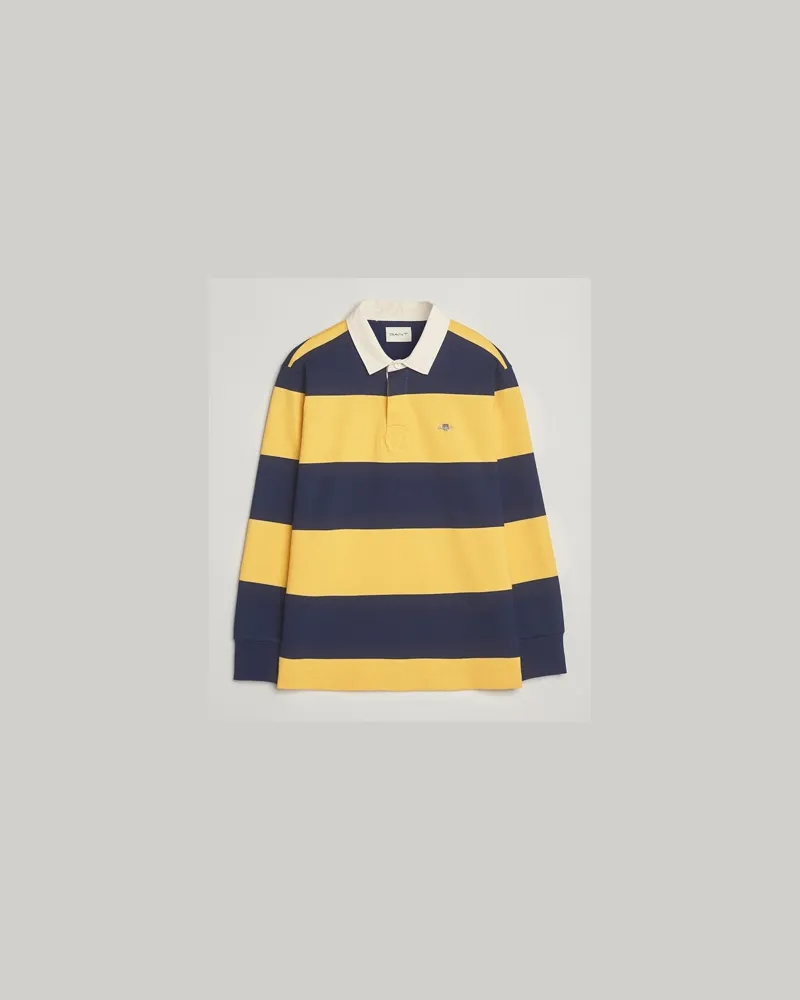 Gant Striped Heavy Rugger Persian Blue Blau