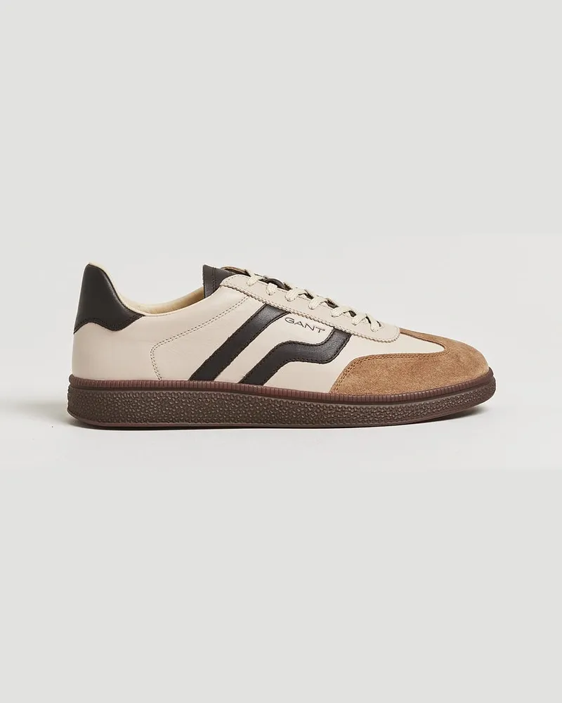 Gant Cuzmo Leather/Suede Sneaker Beige/Brown Mehrfarbig