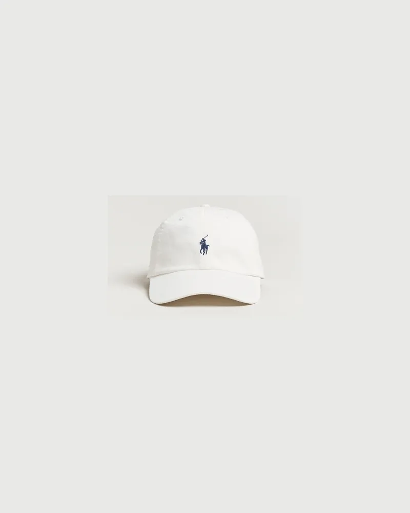 Ralph Lauren Classic Cap Pale Cream Weiß