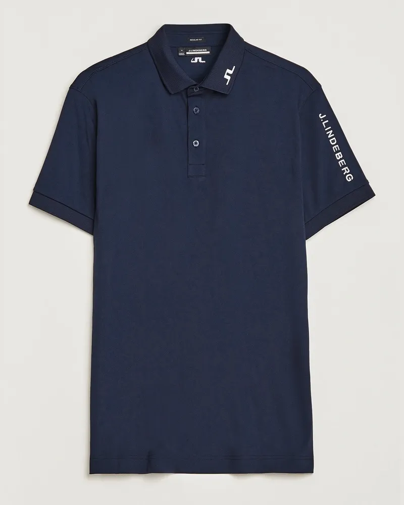 J.Lindeberg Regular Fit Tour Tech Stretch Polo Navy Blau