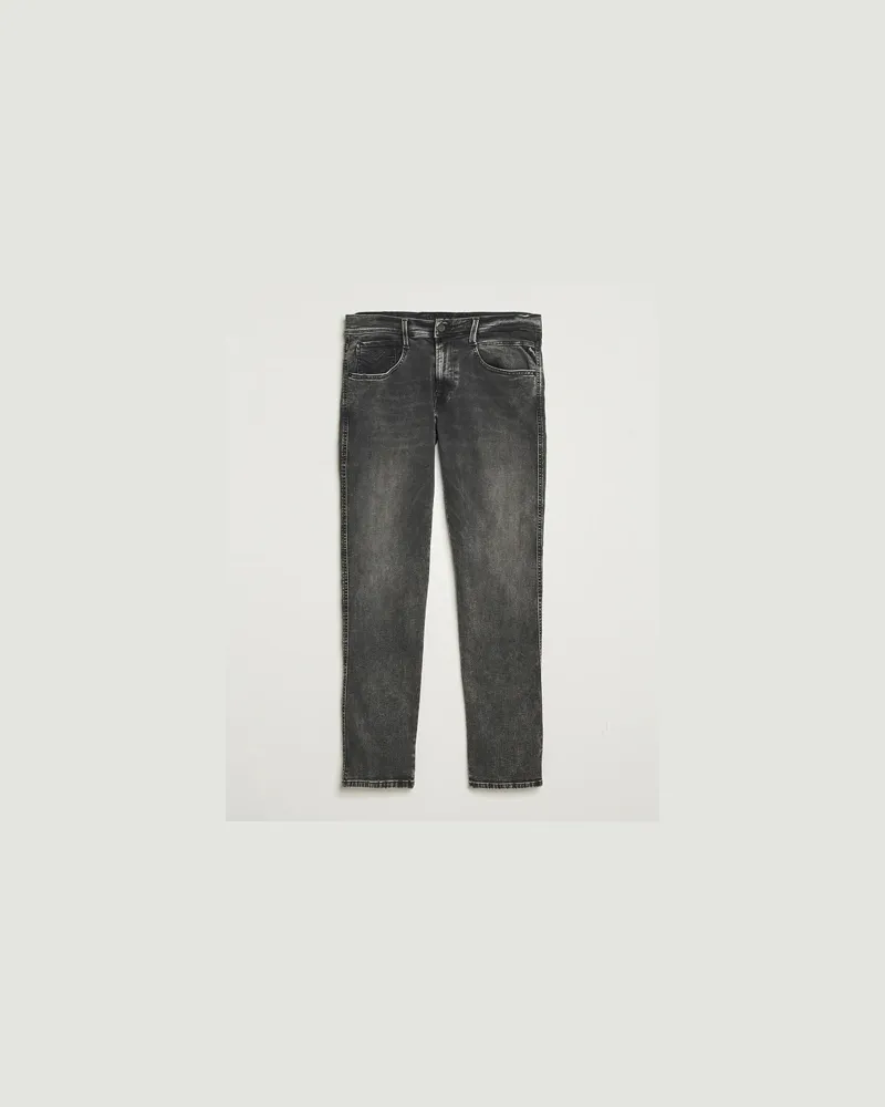 Replay Anbass Hyperflex Original Jeans Dark Grey Grau