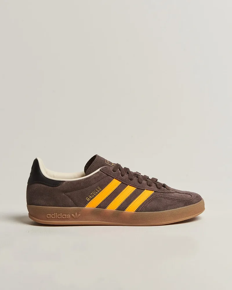 adidas Gazelle Indoor Sneaker Brown/Orange Braun