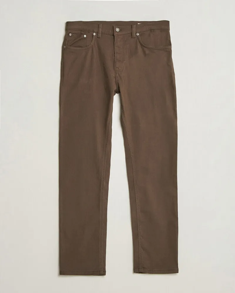 Gant Regular Fit Soft Twill 5-Pocket Pants Shadow Brown Braun
