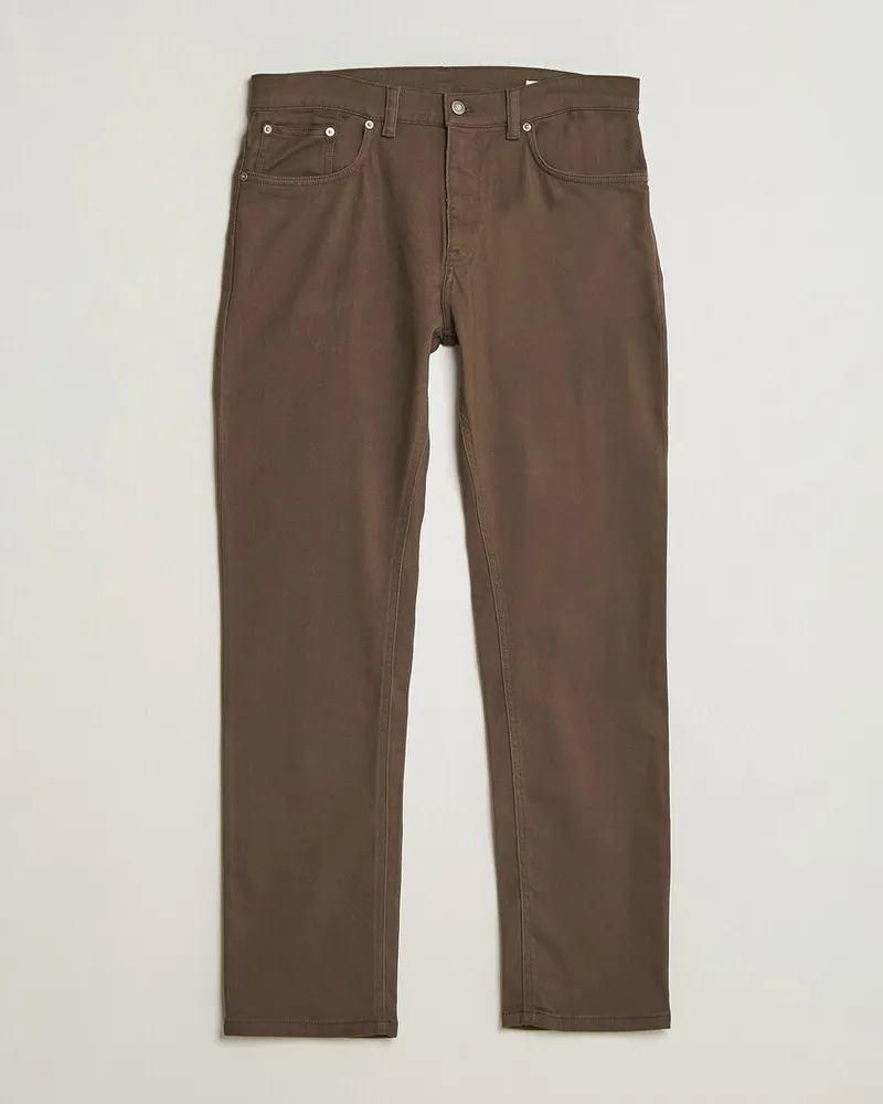 Gant Regular Fit Soft Twill 5-Pocket Pants Shadow Brown Braun