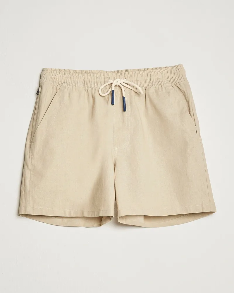 OAS Linen Shorts Beige Beige