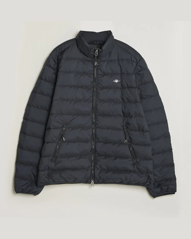 Gant Light Down Jacket Black Schwarz
