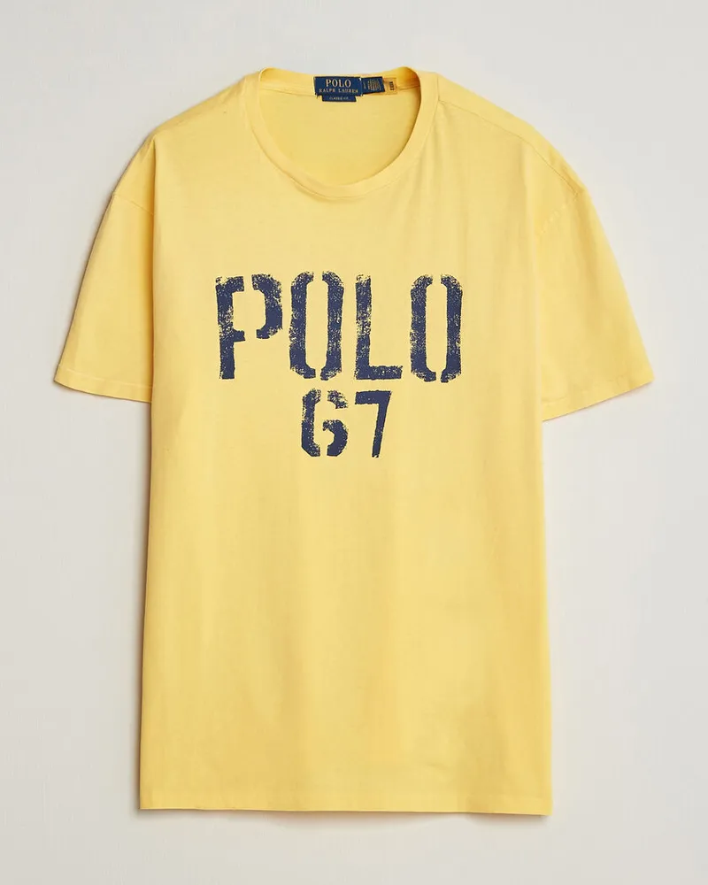 Ralph Lauren Jersey Logo T-Shirt Resort Gold Gelb