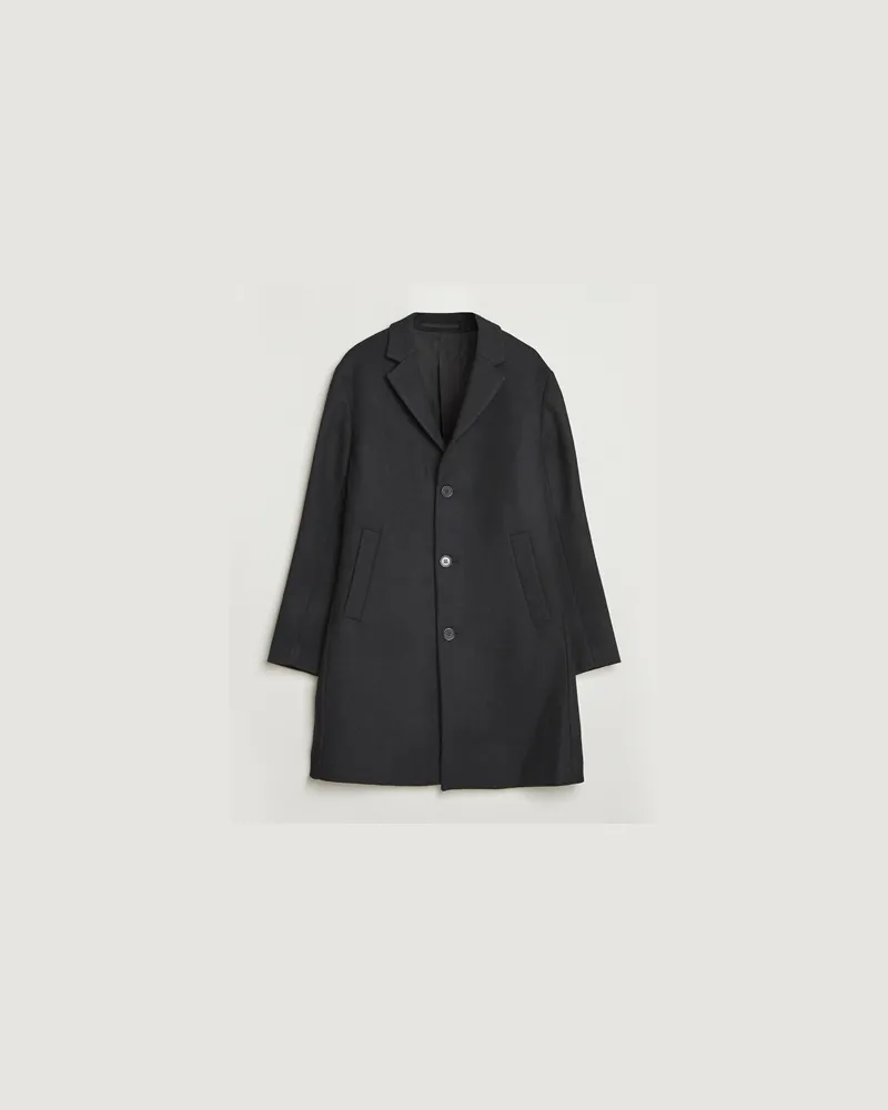 NN 07 Austin Wool Coat Black Schwarz