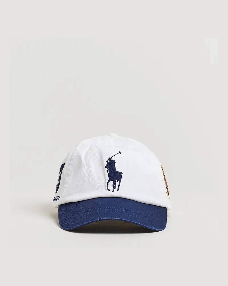 Ralph Lauren Big Pony Twill Cap Ceramic White Weiß