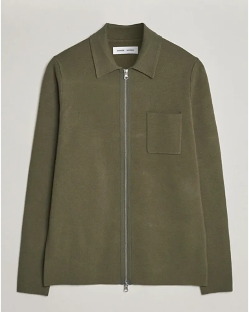 Samsøe & Samsøe Guna Full Zip Dusty Olive Grün